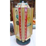 HOLLYWOOD CHEWING GUM ENAMEL SHOP DISPLAY STAND 34CM TALL