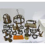 WROUGHT IRON GAME HANGER, MUSGRAVE BELFAST PATENT HORSE HARNESS RACK,