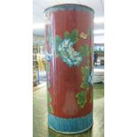 LATE 19TH CENTURY EARLY 20TH CENTURY CYLINDER CLOISSONE VASE 34 CMS