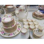 ROYAL WORCESTER COFFEE SET WITH ROYAL GARDEN PATTERN
