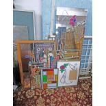 LARGE SELECTION OF MIRRORS AND DECORATED FRAMES IN VARIOUS STYLES