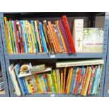 2 SHELVES OF BOOKS INCLUDING 1970';S DIANA FOR GIRLS, BROONS, LADYBIRD BOOKS,