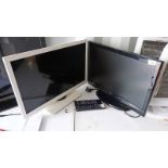 ALBA 22" MONITER AND A TOSHIBA 24" MONITER