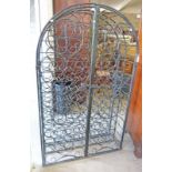 METAL LOCKABLE WINE RACK