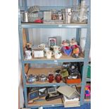 VARIOUS JELLY & PASTRY MOULDS, SPITTING IMAGE SLIPPERS, SINGER SEWING MACHINE,