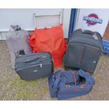 SELECTION OF BAGS INCLUDING 2 SUITCASES,