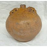 18TH CENTURY MIDDLE EASTERN POTTERY EWER 25CM TALL Condition Report: wear to high