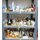 3 SHELVES OF PORCELAIN TO INCLUDE ROYAL STAFFORD TEA WARE, PARAGON 1935 SILVER JUBILEE CUP,