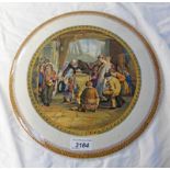 19TH CENTURY PRATTWARE PLAQUE THE LAST IN BY W. MULREADY R.A. 28.