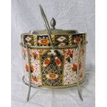 DAVENPORT PORCELAIN BISCUIT BARREL