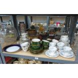 ROYAL ALBERT 'SILVER MAPLE' TEAWARE, ROYAL DOULTON CAMELOT PART TEA SET,