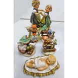 6 HUMMEL FIGURES INCLUDING CHRIST CHILD PLAYMATES,