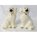 PAIR OF BESWICK WALLY DOGS 20 CM