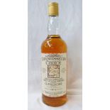 1 BOTTLE GLENKINCHIE CONNOISSEURS CHOICE SINGLE MALT WHISKY.