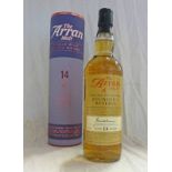 1 BOTTLE ARRAN FOUNDERS RESERVE 14 YEAR OLD SINGLE MALT WHISKY - 70CL,