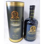 1 BUNNAHABHAIN 18 YEAR OLD SINGLE MALT WHISKY. 70CL, 43% VOLUME IN TUBE.