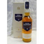 1 BOTTLE ROYAL LOCHNAGAR 12 YEAR OLD SINGLE MALT WHISKY - 70CL, 40% VOLUME,