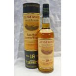 1 BOTTLE GLENMORANGIE 18 YEAR OLD SINGLE MALT WHISKY - 70CL, SINGLE MALT, 43% VOLUME IN TUBE.