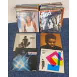 SELECTION OF VINYL RECORD ALBUMS INCLUDING ARTISTS ABBA, BILLY JOEL, STEVIE WONDER ETC.