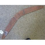 ABORIGINAL BOOMERANG - 63CM LONG Condition Report: item weighs 0.20kg.