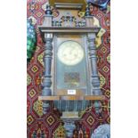 LATE 19TH CENTURY WALL CLOCK