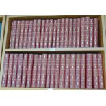 PUNCH OR THE LONDON CHARIVARI: VOLUMES 1 TO 81 IN RED HALF LEATHER BOUND: 1841 - 1881 OVER 2