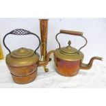 2 COPPER KETTLES,