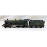 HORNBY DUBLO OO GAUGE 4-6-0 BR GREEN "DENBIGH CASTLE" 7032 STEAM LOCOMOTIVE 0 TENDER