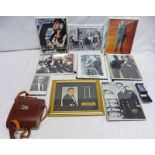 SELECTION OF JAMES BOND RELATED SIGNED PHOTOGRAPHS INCLUDING SEA CONNERY.