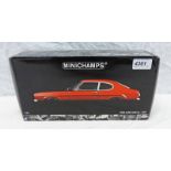 MINI CHAMPS 1:18 SCALE FORD CAPRI 2600 RS 1970.