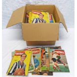 SELECTION OF CHARLES BUCHANS FOOTBALL MONTHLY MAGAZINES FROM THE 1950S/60S