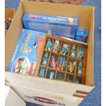 SELECTION OF THUNDERBIRDS RELATED TOYS INCLUDING ELECTRONIC TRACY ISLAND PLAYSET, JIG SAWS,