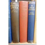 IN WILDEST AFRICA BY L.G. SHILLINGS - 1907. AN AFRICAN ADVENTURE BY ISAAC F. MARCOSSON - 1921.