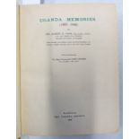 UGANDA MEMORIES (1897-1940) BY SIR ALBERT R.