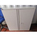 2 DOOR METAL OFFICE CABINET