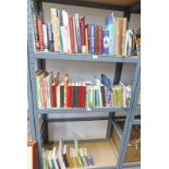 SELECTION OF VARIOUS CHILDREN'S BOOKS AND ANNUALS OVER THREE SHELVES