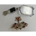 ART DECO STYLE FOLDING LORGNETTE,