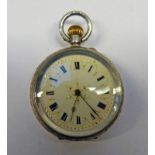 FOB WATCH WITH DECORATIVE DIAL THE CASE MARKED 935