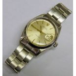 ROLEX OYSTER DATE STAINLESS STEEL WRIST WATCH & BRACELET Condition Report: No box