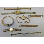 4 LADY'S WRISTWATCHES ETC