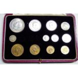 GEORGE VI 1937 SPECIMEN SET, THE MAUNDY MONEY ONLY HAS THE FOUR PENCE PRESENT.