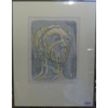 Henry Moore OM, CH, RBA, RBS (1898-1986) ''Head of Prometheus'' Signed in pencil and dated (19)50,