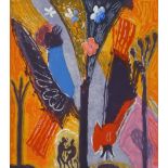 Michael Rothenstein (1908-1993) ''The Garden'' Signed and numbered 21/75, coloured wood cut, 82cm by