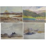 William Norman Gaunt (1918-2001) ''Rydal Water'' Signed and inscribed verso, watercolour