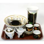Royal Worcester wedding bowl and a chase porcelain coffee set