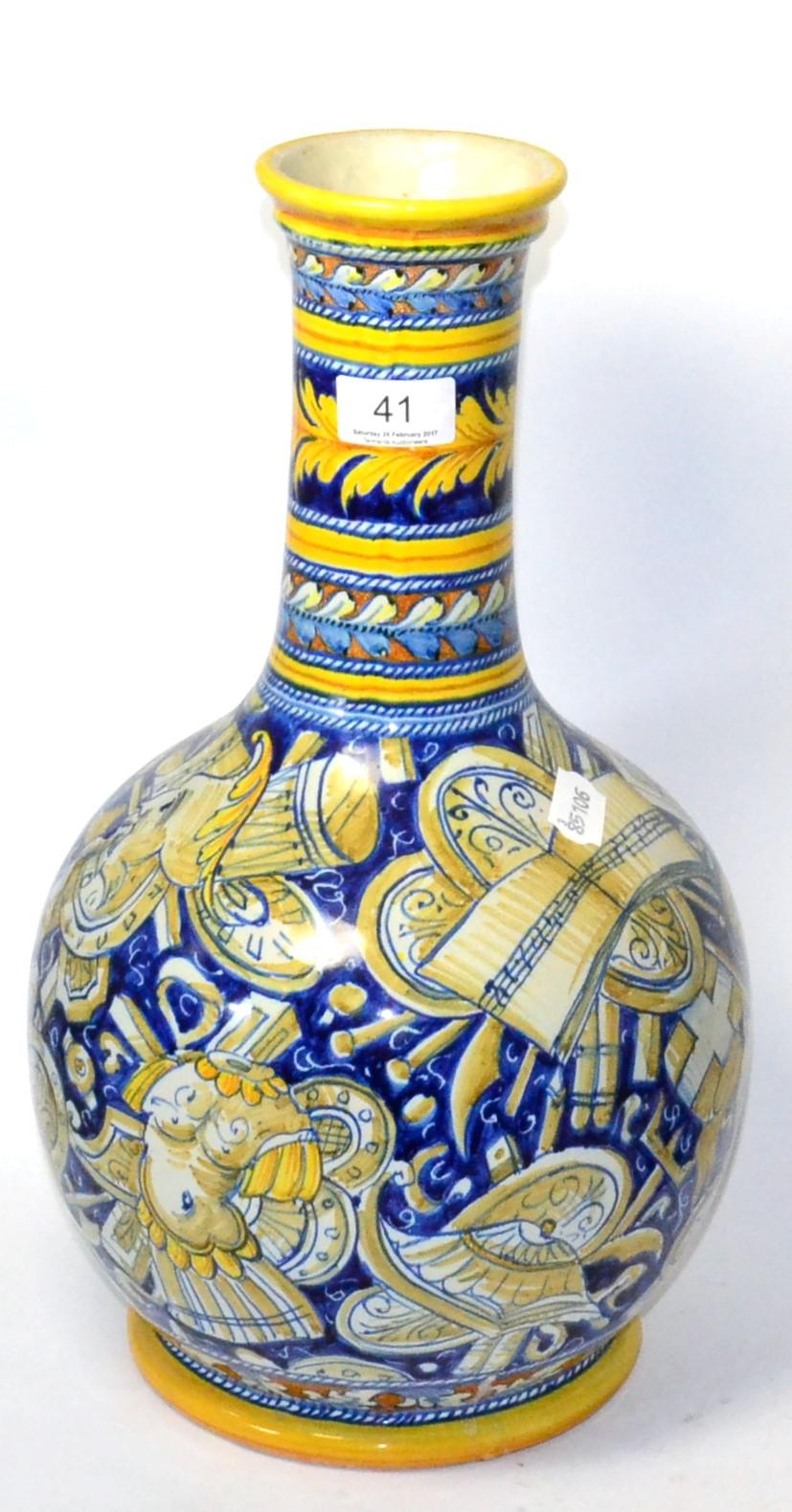 Cantagalli bottle vase