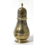 A George III silver baluster caster by Hester Bateman, London 1778Sugar caster with slight dent to