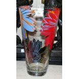 An ''Andy Warhol'' glass vase, acid stamped