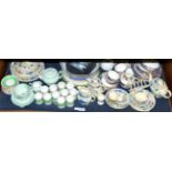 A quantity of assorted china to include Masons, Foley china, Wedgwood bowl etc