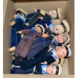 A group of Norah Wellings dolls